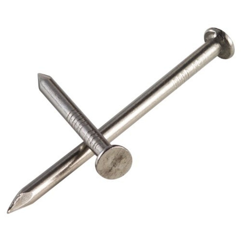 Simpson Strong-Tie S20CN1 4x203 20d 6-Gauge 304 Stainless Steel Smooth Shank Bulk Nails, 25/Box