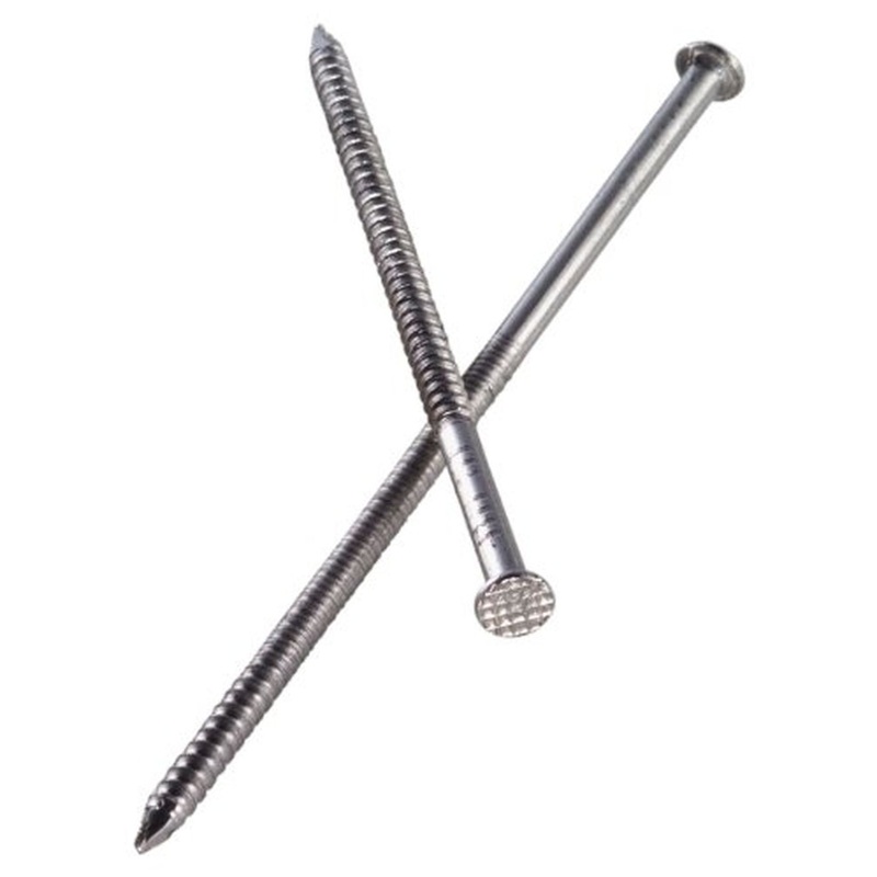 Simpson Strong-Tie T6PCS5 2x120 6d 11-Gauge 316 Stainless Steel Ring Shank Bulk Siding Nails, 720/Box