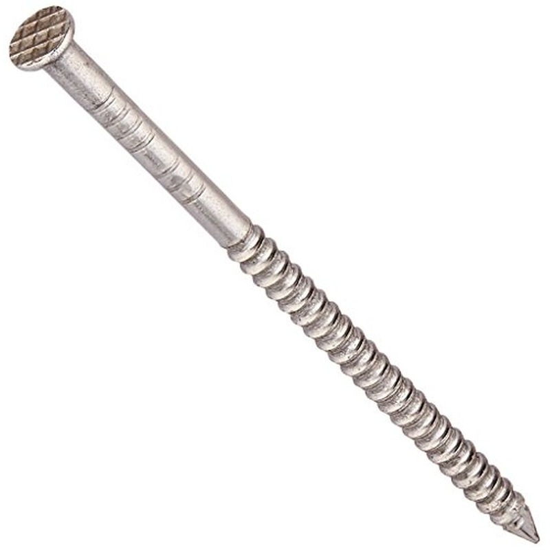 Simpson Strong-Tie T6SND1 6D Cedar and Redwood Siding Nails 2-Inch and 13-Gauge, 316 Stainless Steel, 1-Pound, 245-Piece