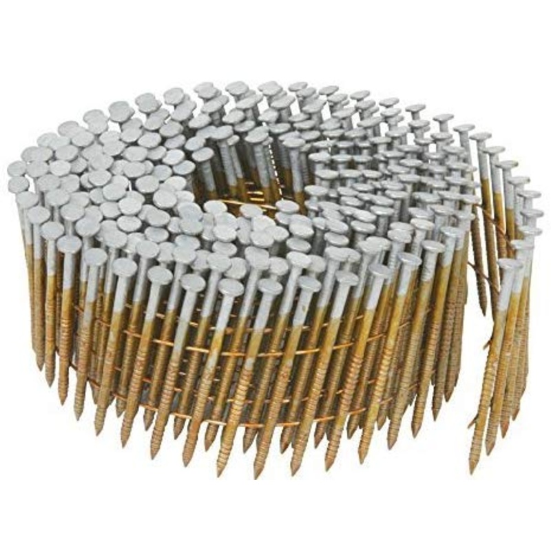 Spotnails CW10D120 3x120 15-Degree Wire Coil Bright Smooth Shank Nails, 3,600/Box