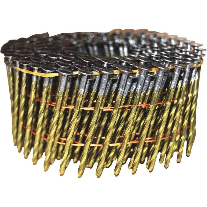 Spotnails CW8D099R 2-3/8x099 15-Degree Wire Coil Bright Ring Shank Nails, 7,200/Box