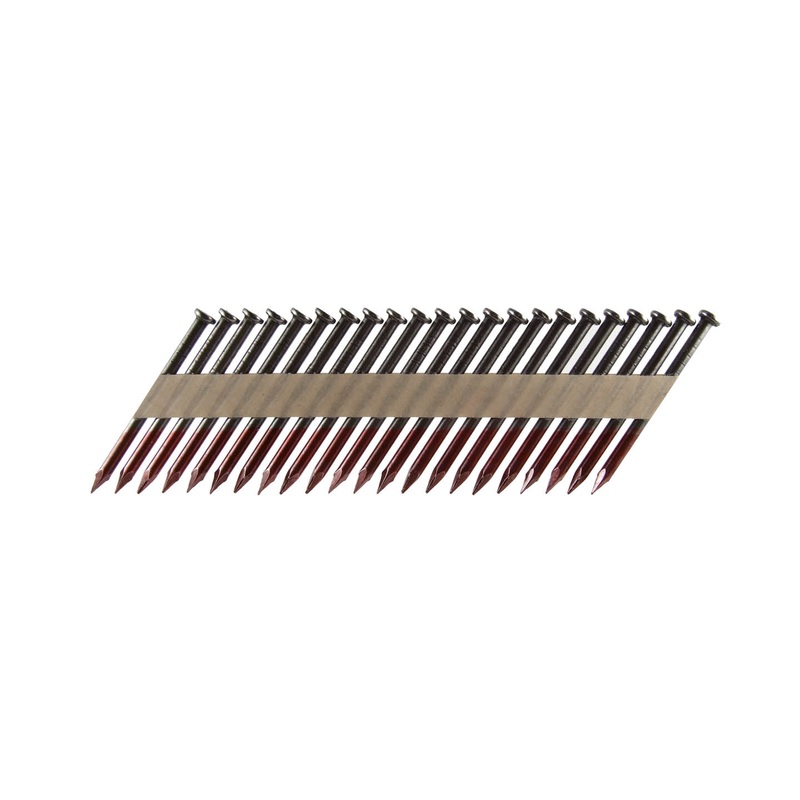 B&C Eagle 212X162/33 2-1/2" x .162 Round Head 33 Bright Smooth Shank Paper Tape Collated Joist Hanger Nails (2,000 per box)