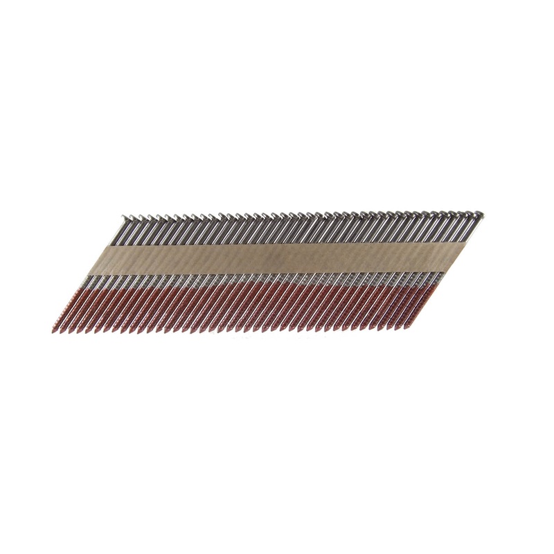 B&C Eagle 238X113R/33 2-3/8" x .113 Offset Round Head 33 Bright Ring Shank Paper Tape Collated Framing Nails (2,500 per box)