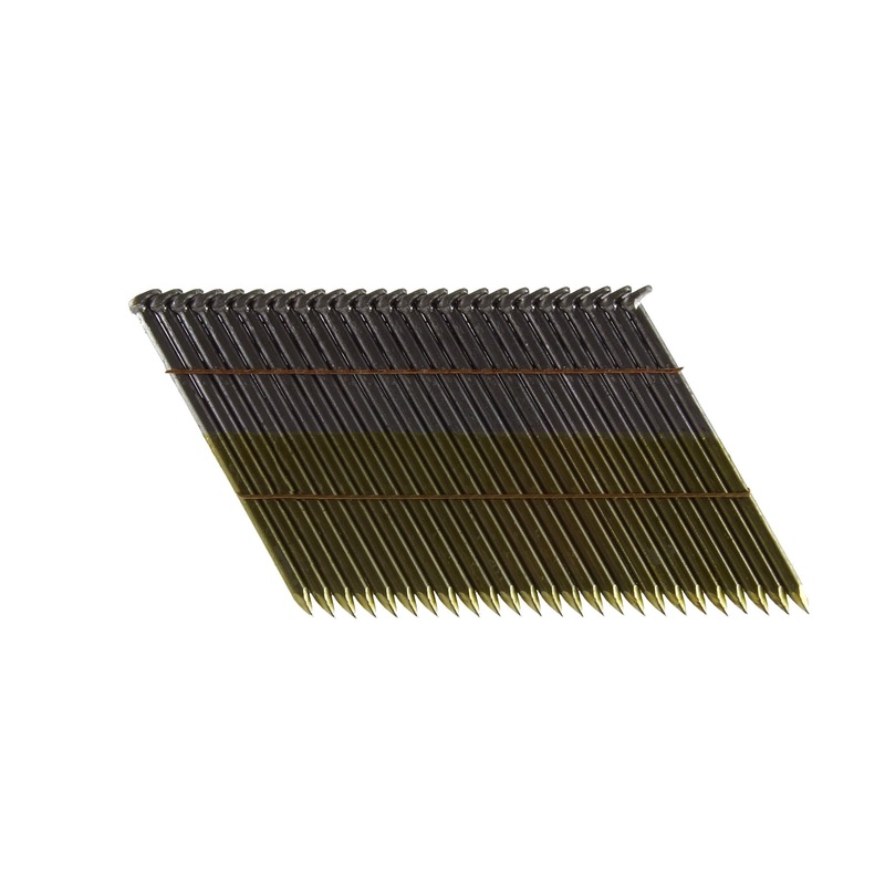 B&C Eagle A312X131/28 Offset Round Head 3-1/2-Inch x .131 x 28 Degree Bright Smooth Shank Wire Collated Framing Nails (500 per box)