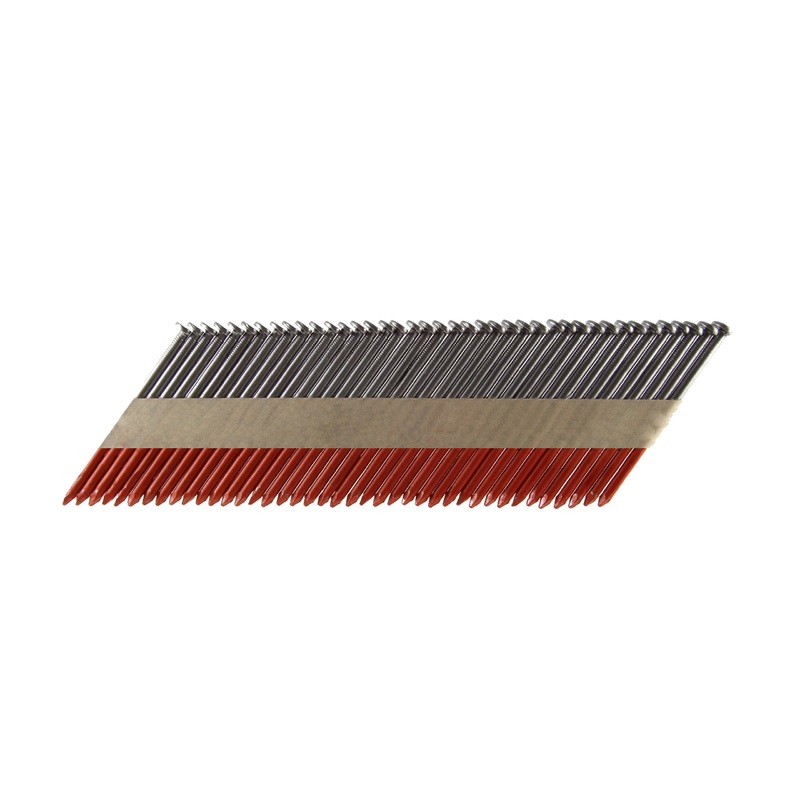 B&C Eagle A314X131/33 Offset Round Head 3-1/4-Inch x .131 x 33 Degree Bright Smooth Shank Paper Tape Collated Framing Nails (500 per box)