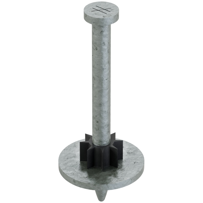 Simpson PDPAWL-187 PDPAWL.157-in. x 1-7/8-in. Powder-Actuated Pin w/ 1-in. Washer (100-Qty)