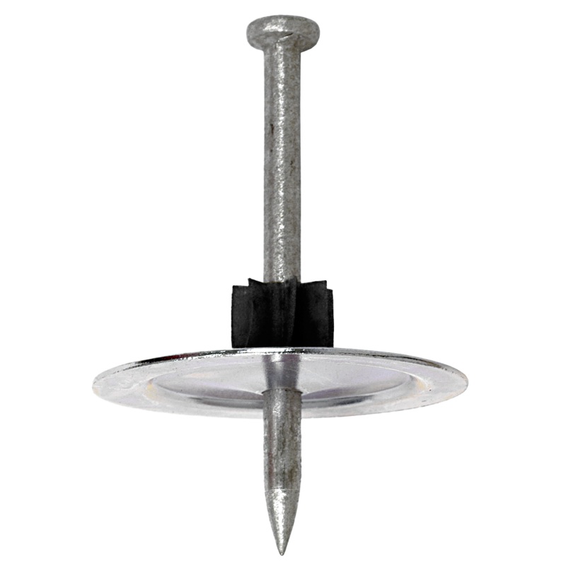 Simpson PINW-150 PINW 1-1/2 in. Powder-Actuated Metal-Washered Pin for Insulation Board (50-Qty)