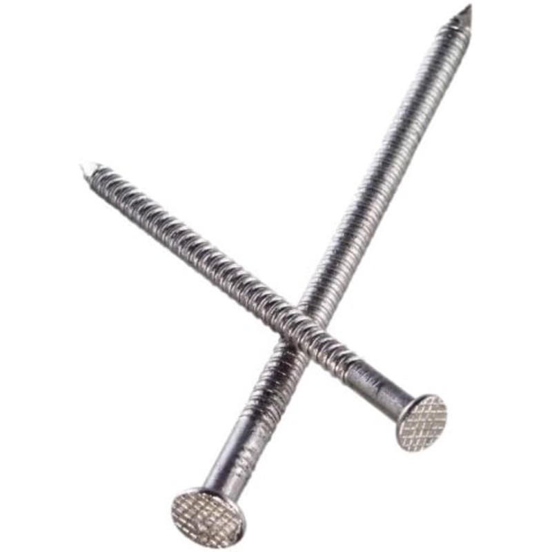 Simpson S10PTDB Preservative-Treated Wood Decking Nail, Ring Shank  3 in. x .131 in. Type 304 (25 lb.)