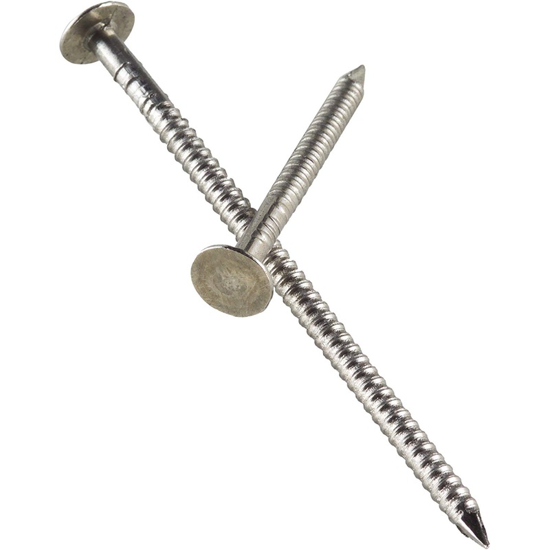 Simpson Strong-Tie S60ACNB 6x238 60d 4-Gauge 304 Stainless Steel Ring Shank Bulk Roofing Nails, 25 lbs./Box