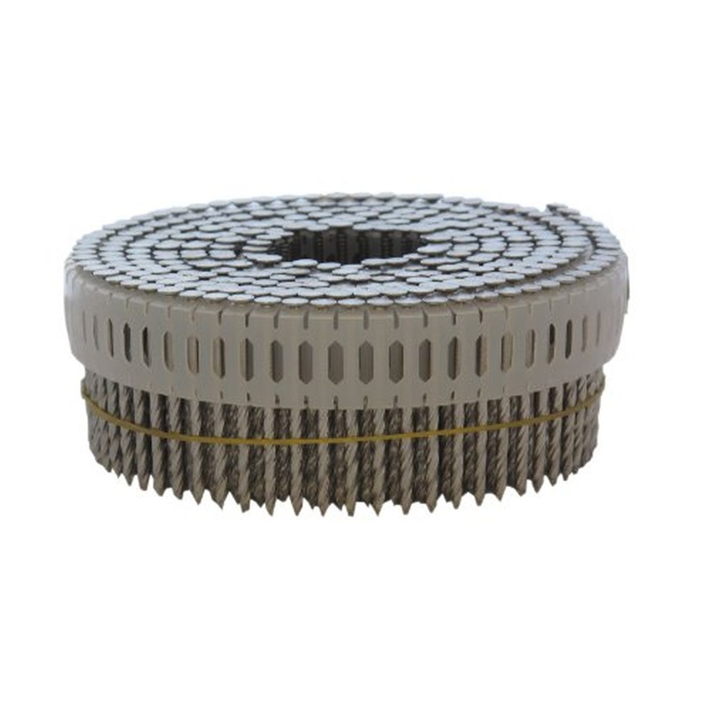 Spotnails CPD5.5D099AS 1-7/8x099 0-Degree Plastic Coil Aluminum Screw Shank Nails, 9,000/Box
