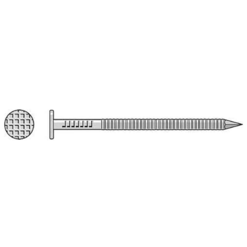 Simpson S10SNDWB Painted Siding Nail  3 in. x .113 in. Type 304 Stainless Steel, White (25 lb.)