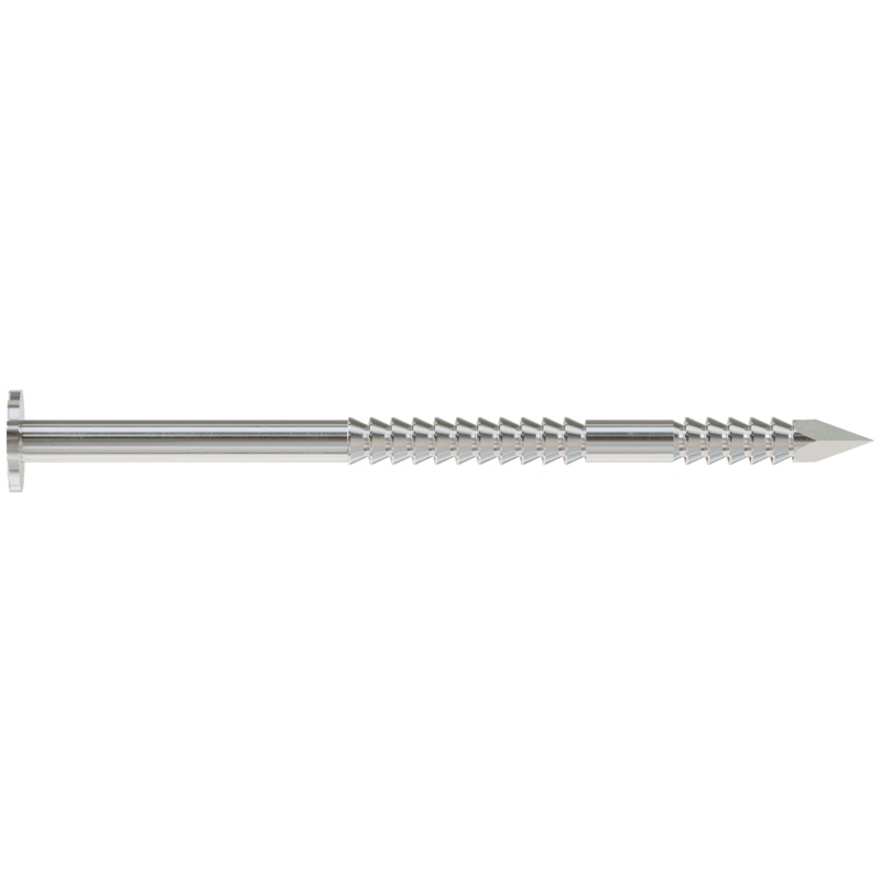 Simpson S12A200PNB 15 Wire Coil, Full Round Head, Ring-Shank Decking/Framing Nail  2 in. x .099 in. Type 304 (3600-Qty)