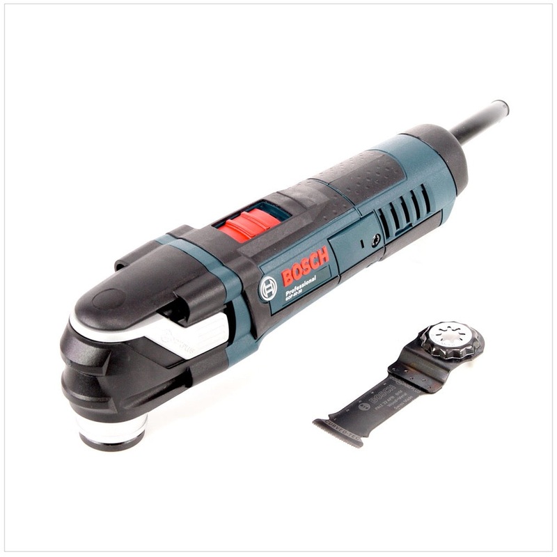 Bosch GOP 40-30 Professional Multi Cutter Herramienta multifuncional 400 W + Hoja de sierra para madera+metal Curved-Tec (0601231000)