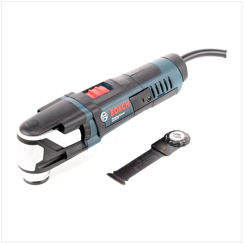 Bosch GOP 55-36 Multi Cutter Herramienta multifuncional 550W + Hoja de sierra para madera + metal Curved-Tec (0601231100)