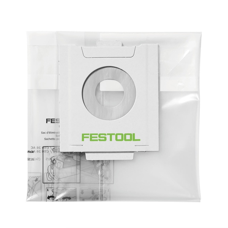 Bolsa de basura Festool ENS-CT 48 AC/5 para aspiradores mviles Autoclean CT 48 AC ( 497540 )