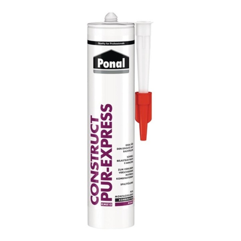 Adhesivo de montaje PONAL Construct PUR-Express EN 204: D4 ( 4000353787 )