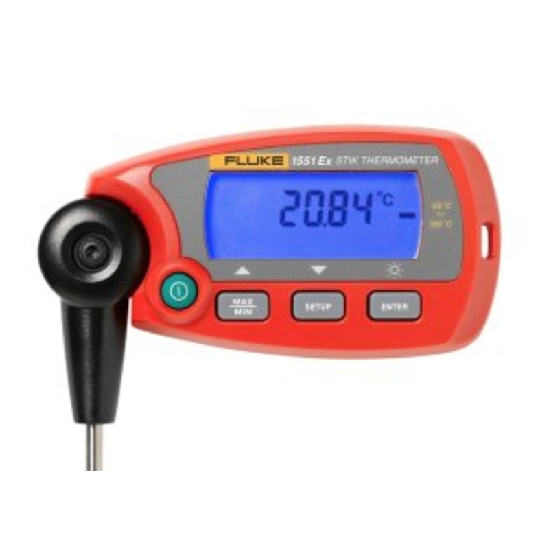 Fluke 1551A Ex Stik Thermometer & Temperature Calibrator (Sensor: 6.35 x 508 mm)