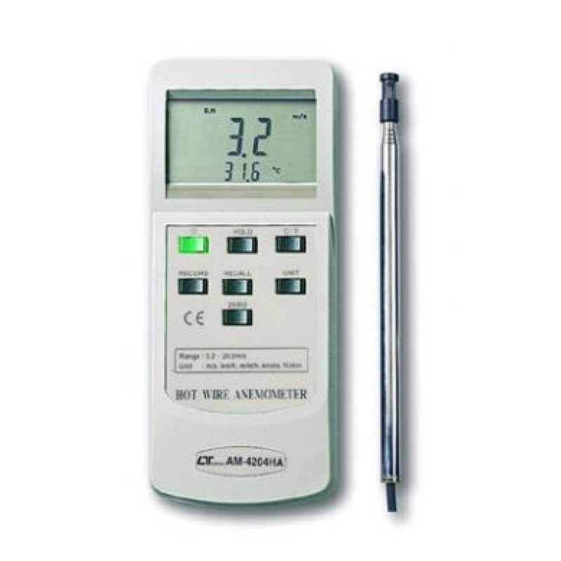 Hot Wire Anemometer for Low Air Speeds - AM4204HA