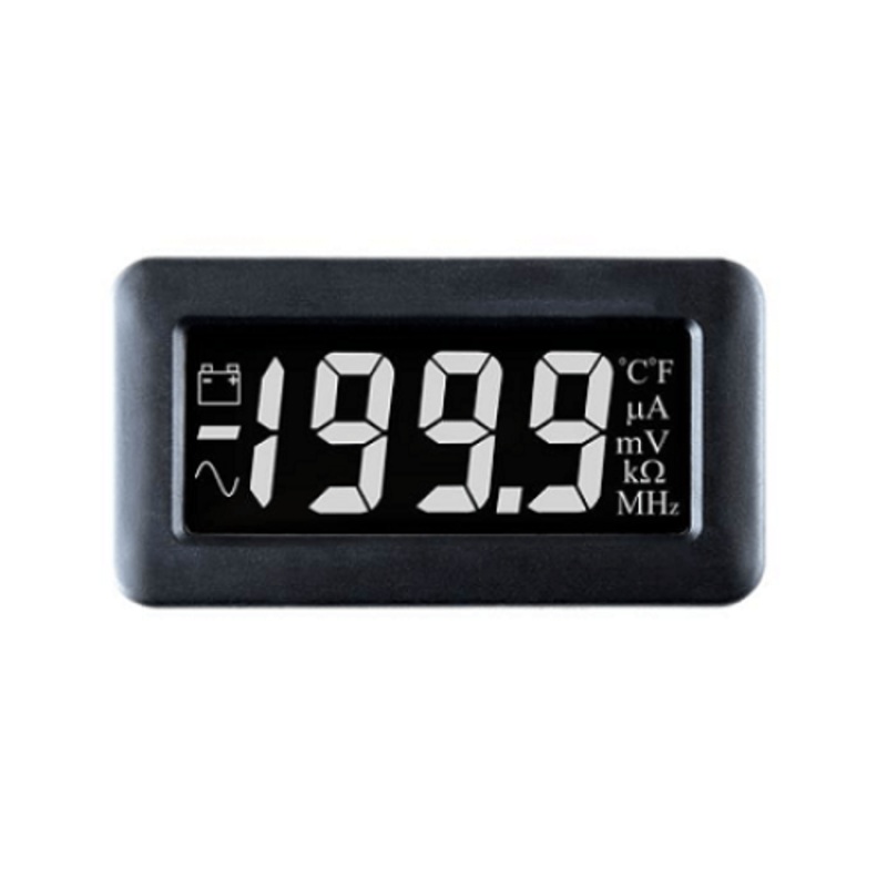 12.7mm (0.5"), 3.5 Digit Backlit LCD Voltmeter Module -IC-DPM 750S-EB-W