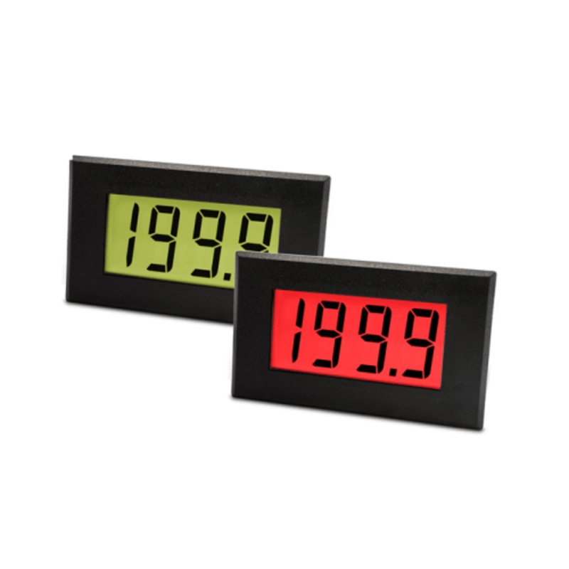 19 mm (0.75") 3.5 Digit, , 4-20mA loop powered LCD Voltmeter with Programmable Red/Green Back-lighting - IC-DPM 942-FPSI