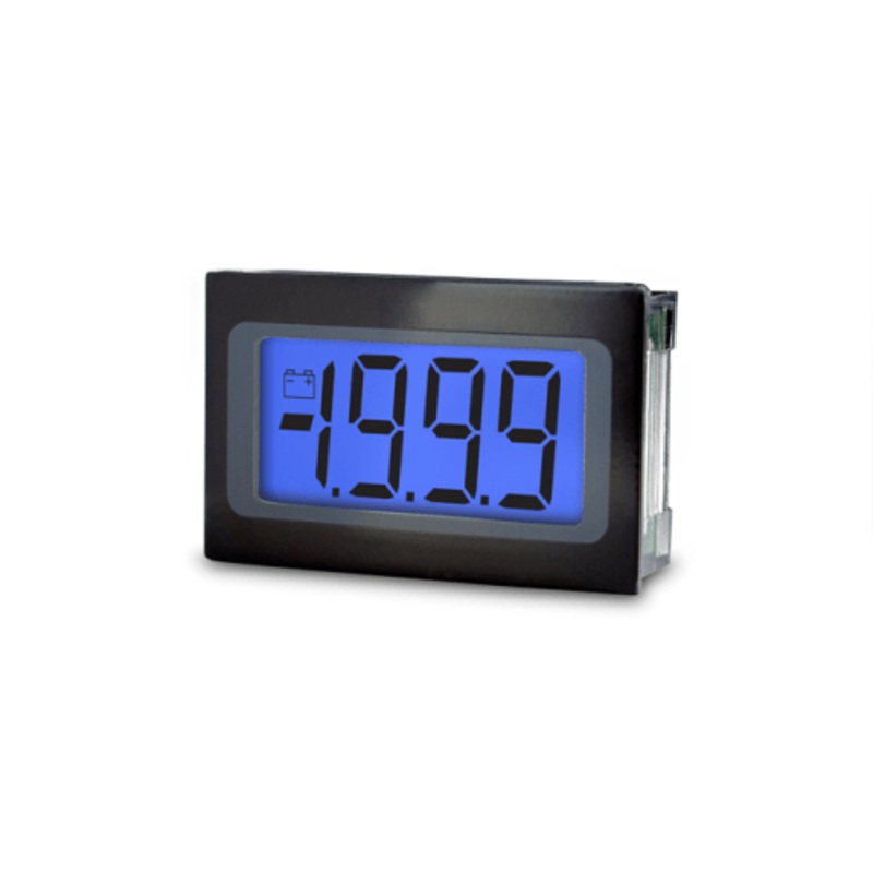 200mVdc full scale, LED backlit, Clip mounted, 9 Pin SIL connection - IC-SP 400-Blue