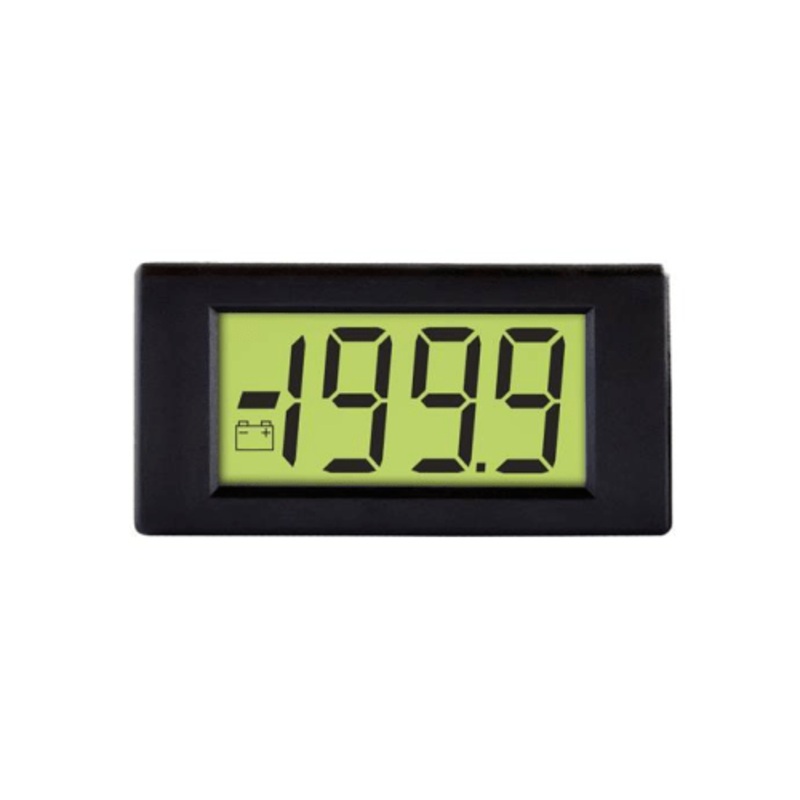 200mVdc full scale, LED backlit, Snap-in, Panel Meter - IC-DPM 3AS-BL