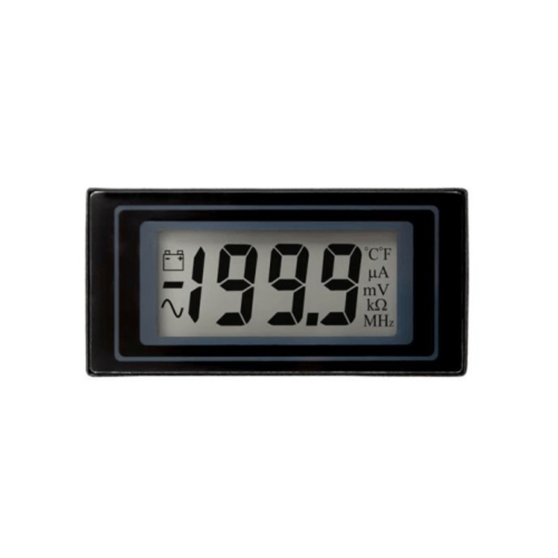 200mVdc full scale, Snap-in Bezel, Panel Meter - IC-DPM 400