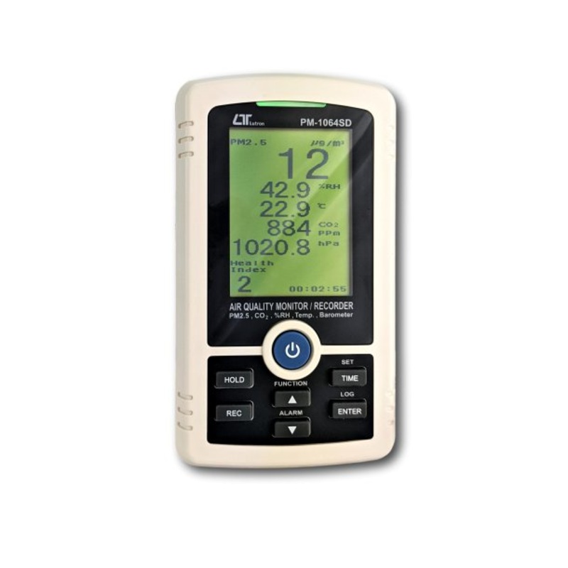 Air Quality Monitor and Data Logger (Temp, RH, CO2 & PM2.5)