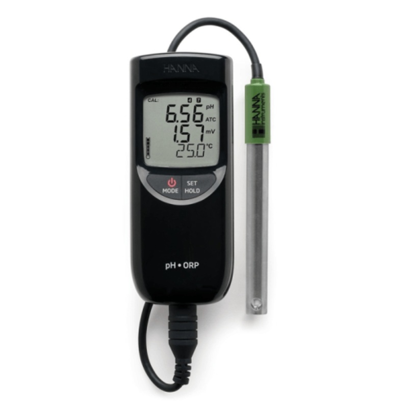 Waterproof Portable pH/pH-mV/ORP/Temperature Meter with Sensor Check - HI991003