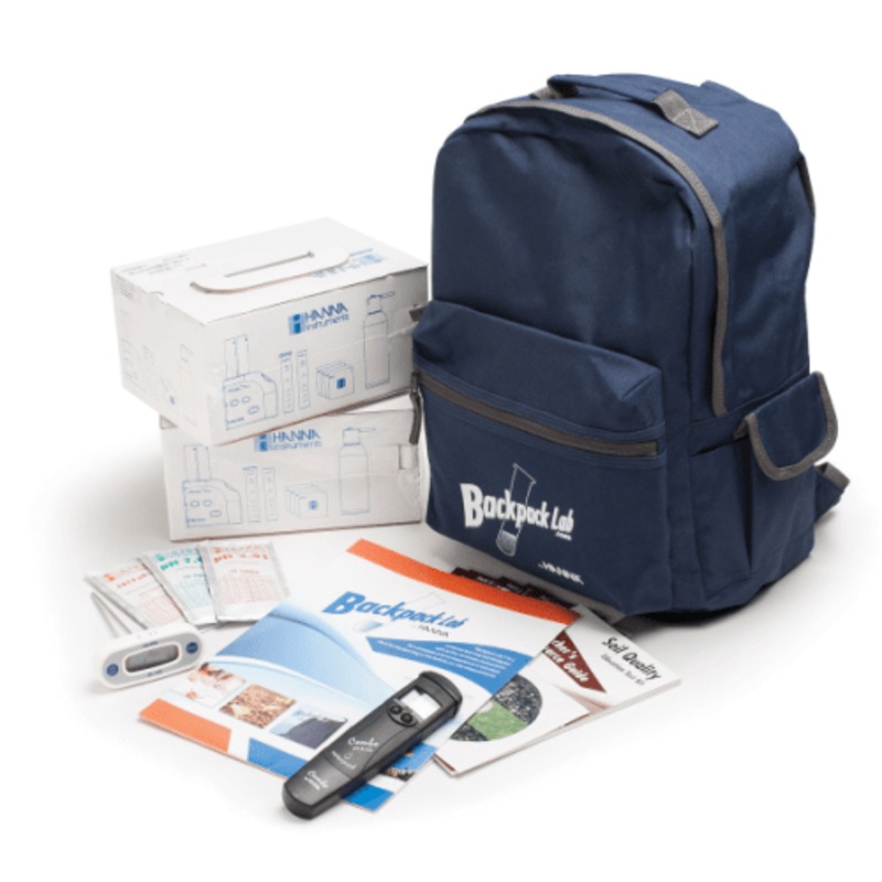 Backpack Lab Soil Quality Educational Test Kit