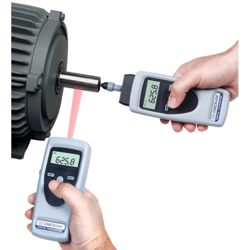 Combination Contact and Non-Contact Digital Tachometer - IC-CDT-2000HD