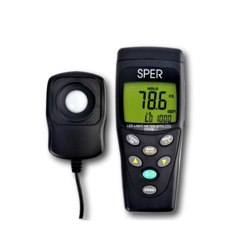 LED Light Meter with Color Temperature Compensation - IC-850006