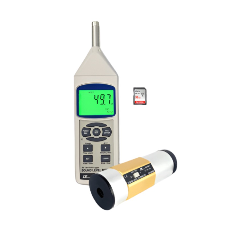 SL4023SD Sound Level Meter & SC941 Calibrator Kit (Cert for Meter, SD Card incl)