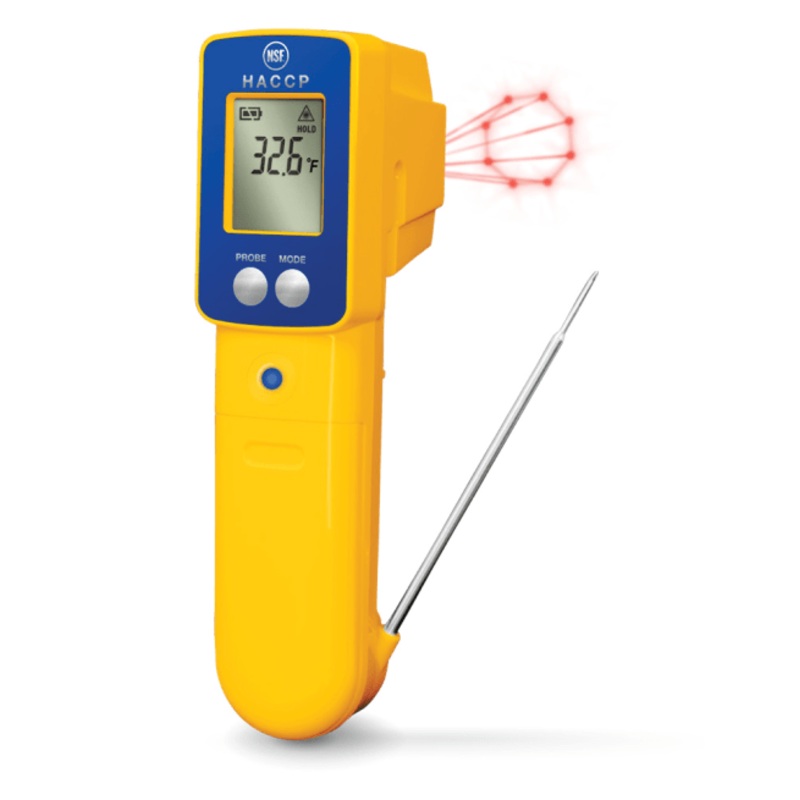 Thermotrace Infrared/thermocouple Probe Combo Thermometer (Not suitable for human use)