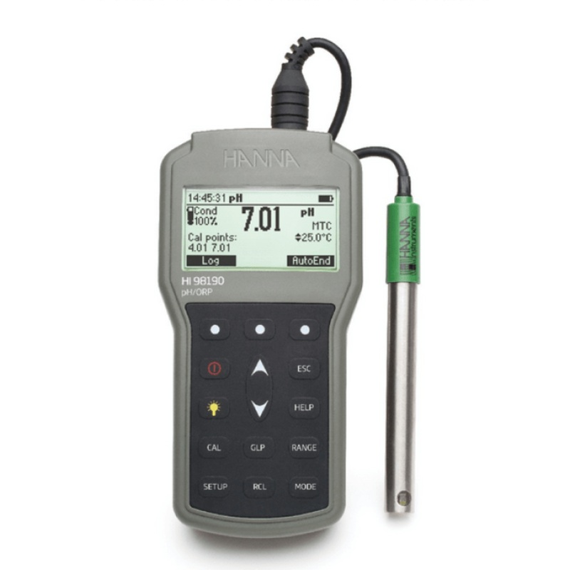 Waterproof Portable pH/ORP (ORP Electrode available separately) Meter - IC-HI98190