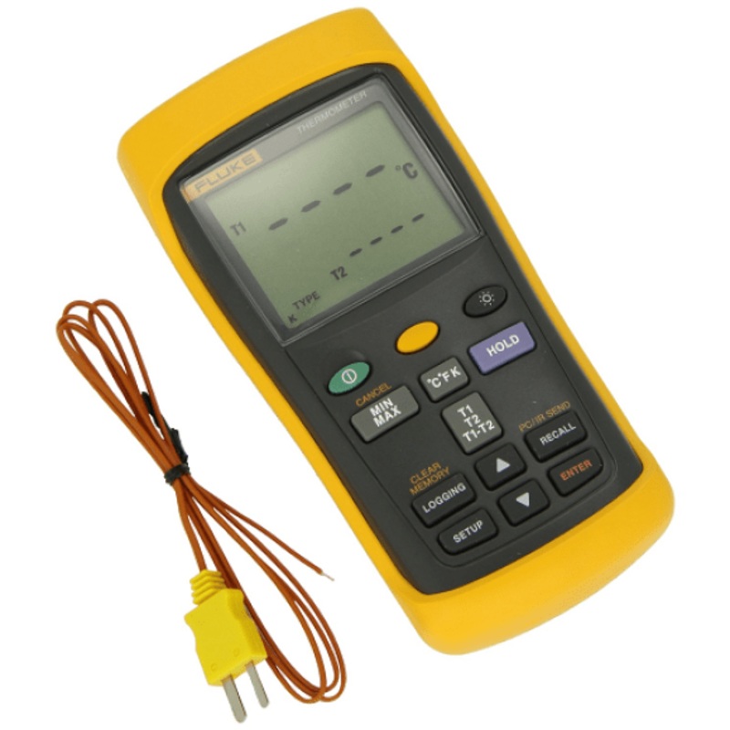 DUAL INPUT THERMOMETER W/RECORDING (INTL) - IC-FLUKE-54-2-B 50HZ