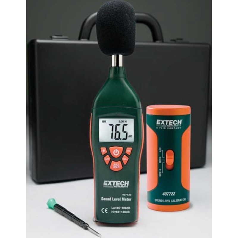 EXTECH 407732-KIT, Low-High Range Sound Level Meter Kit