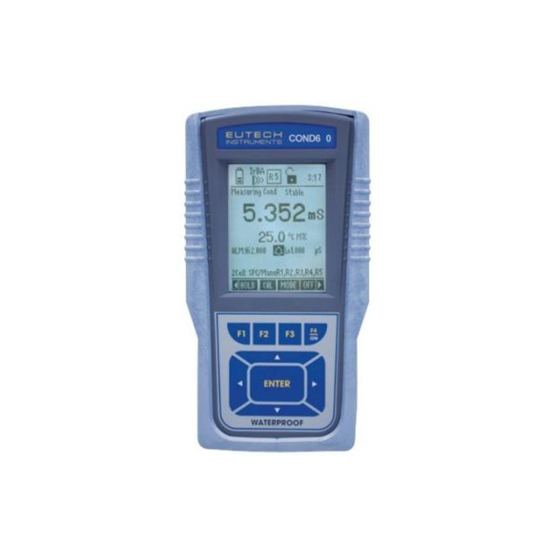 Waterproof CyberScan CON 600 Conductivity-TDS Meter with 3m cable 4-cell electrode, DAS software, po - EC-CONWP600-43K