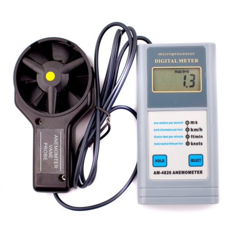 Handheld Anemometer with Separate Vane Sensor - AM-14826