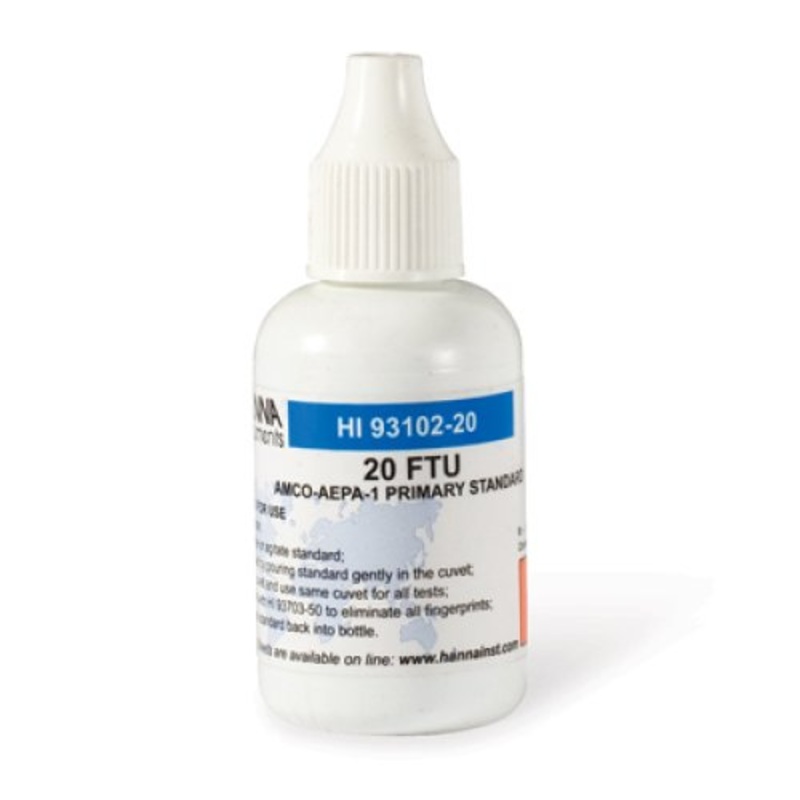 HI93102-20, AMCO-AEPA-1 Calibration Solution at 20 NTU