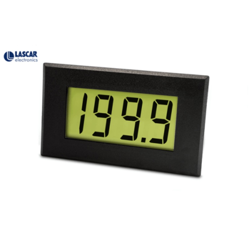 Large 200mV LCD Single Rail Voltmeter with LED Backlighting