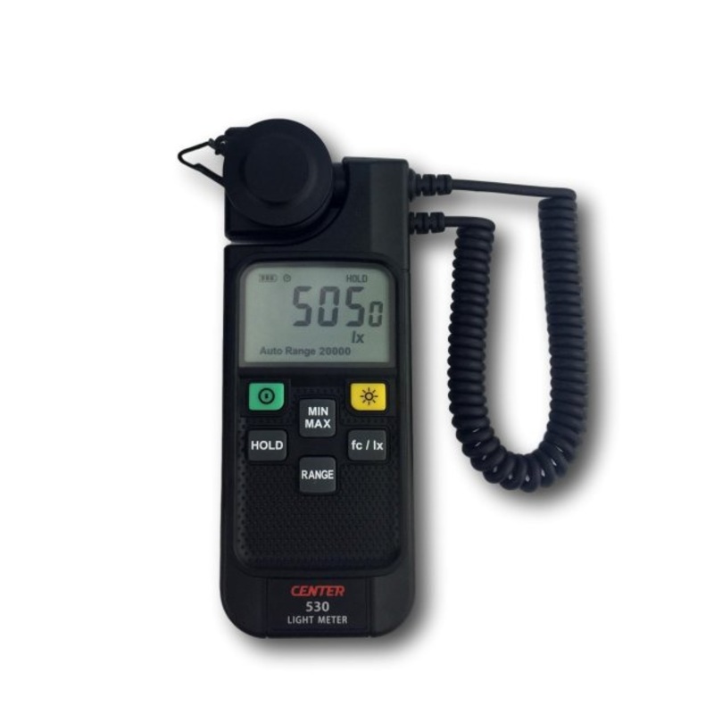Lightmeter (Lux) with Detachable & Rotatable Sensor - IC-CENTER530
