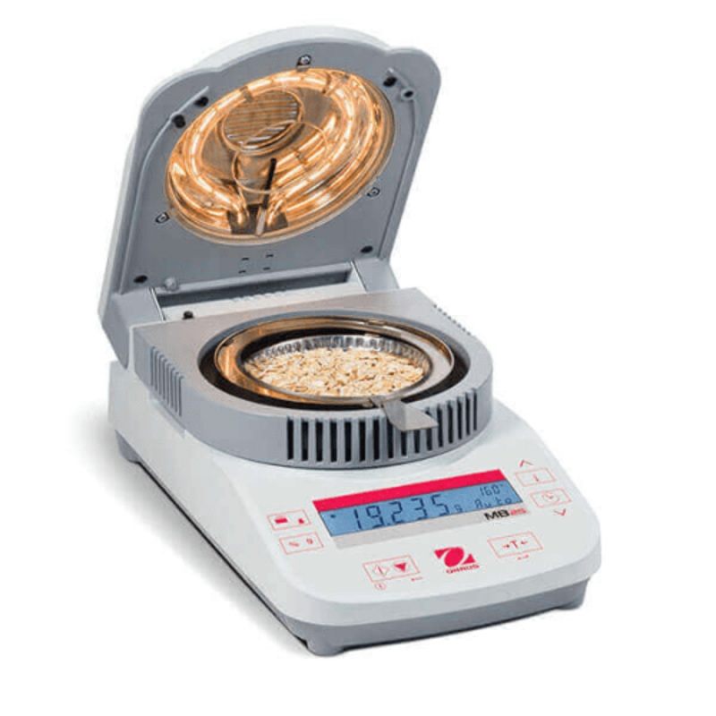 MB25 Moisture Analyzer (110g capacity, readability of 0.005g/0.05%)