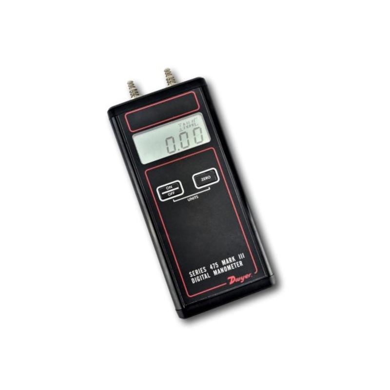 Differential Digital Pressure Meter With 2 Pressure Ports- IC-475-0-FM