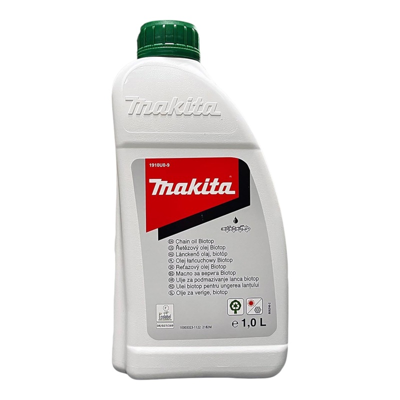 Aceite para cadenas de sierra Makita Biotop 1 litro Aceite para cadenas de sierra de alto rendimiento ( 1910U0-9 )