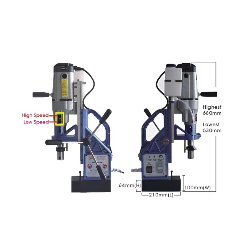 WS Magnetic Drill | Model : MD-WS6025MT