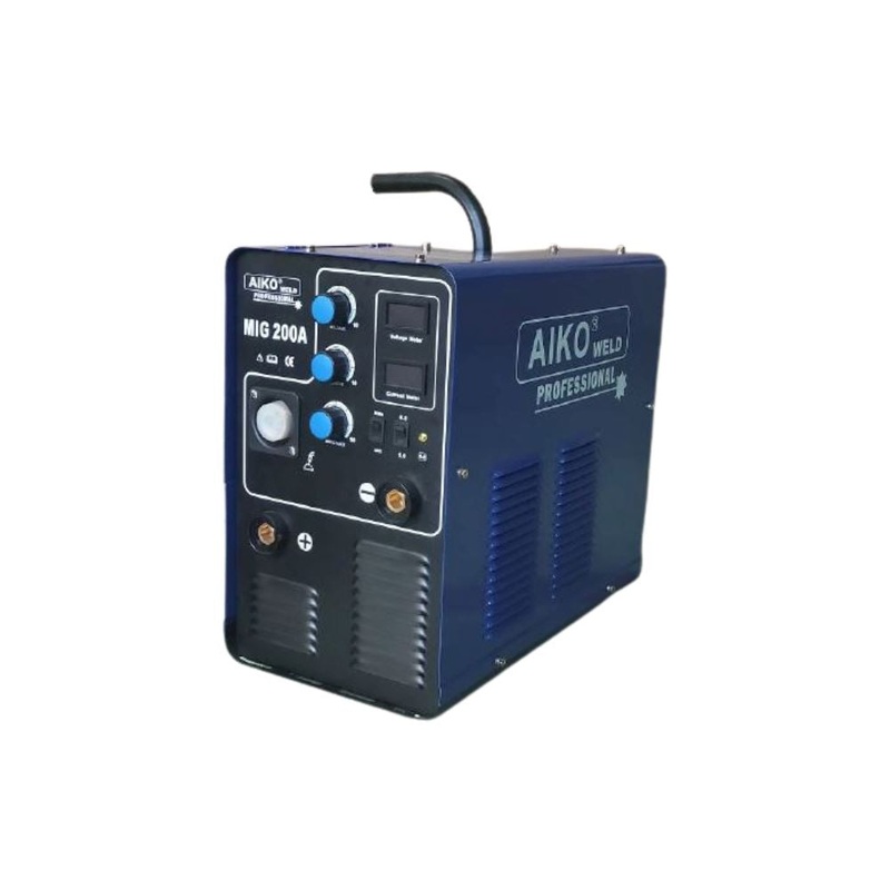 Aiko MIG200A IGBT Welding Machine C/W RG AK15/4M 3M Earth And Trolley | Model : W-MIG200A