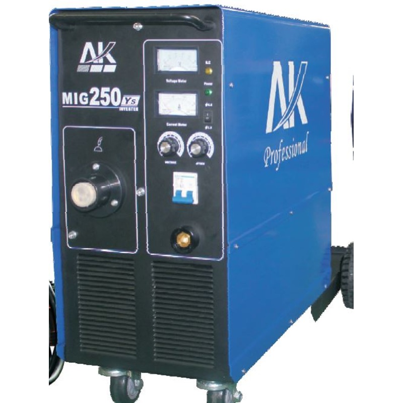 Ak Mig250S 1P/220V (4M Mb15+3M Earth Cable+Co2 Regulator) | Model : W-MIG250YS
