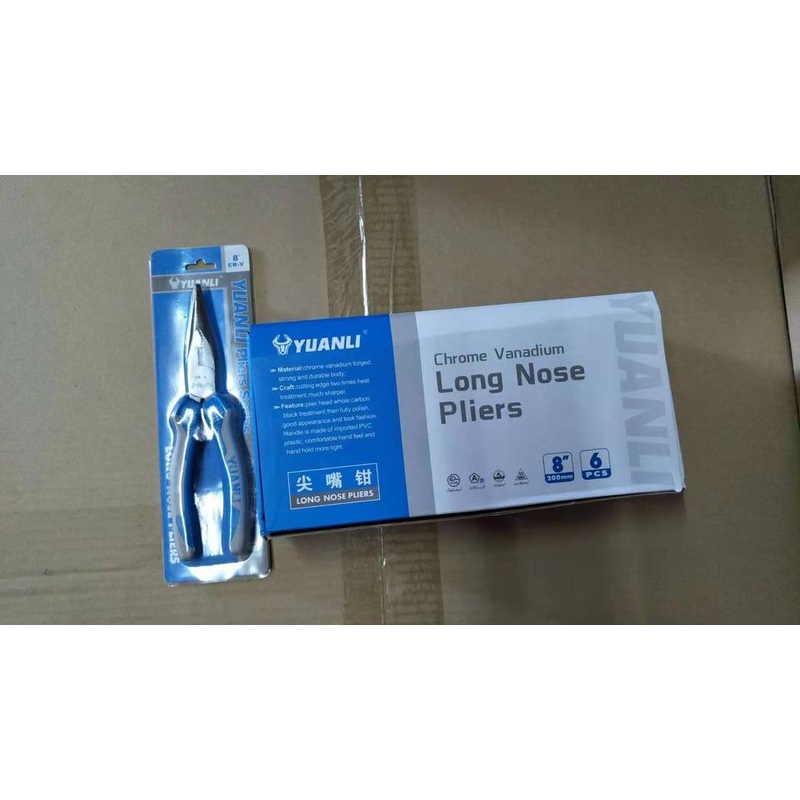 Yuan Li 8" (200mm) Long Nose Pliers (Series 46) | Model : PLR-HB46LN-8