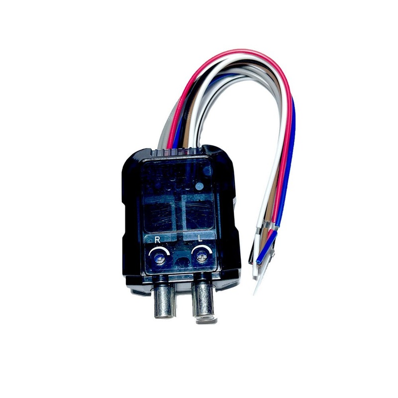 2 Ch Passive Line Out Converter Mini 80w Speaker To Rca With Amp Turn On